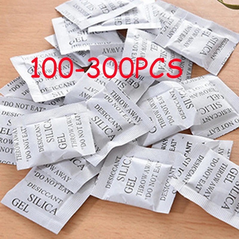 Activated Carbon Bag - 100-300PCS Packs Niet-giftige Silicagel Droogmiddel Vochtige