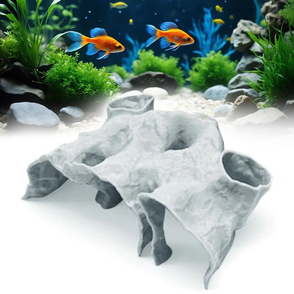 Grappige 3D-geprinte grindtunn - Aquarium Marine Rock recensie en prijs