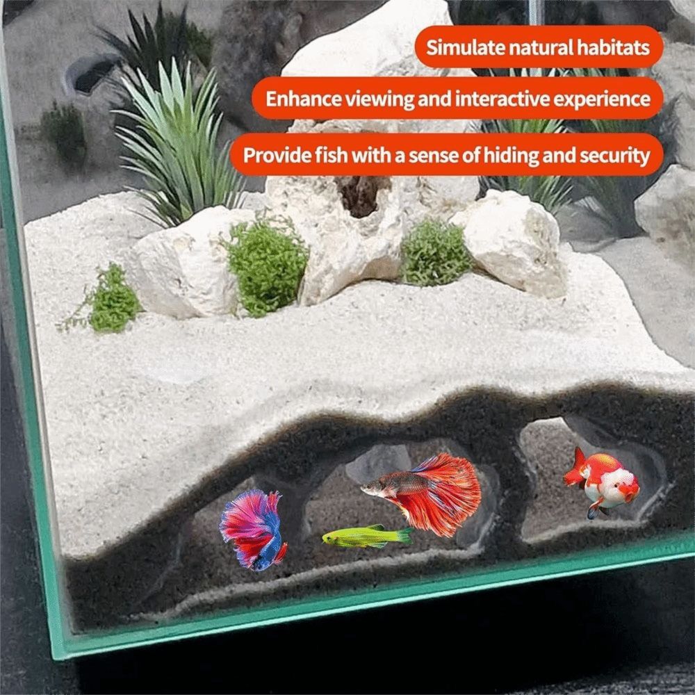 Grappige 3D-geprinte grindtunn - Aquarium Marine Rock recensie en prijs